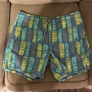 Rowdy Gentleman Tiki Swim Trunks